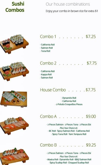 Menu of Riz Sushi Cafe photo7