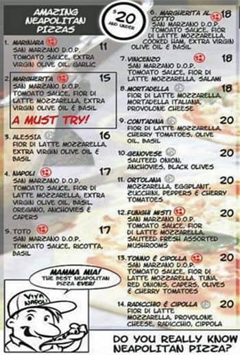 Menu of Viva Napoli photo2