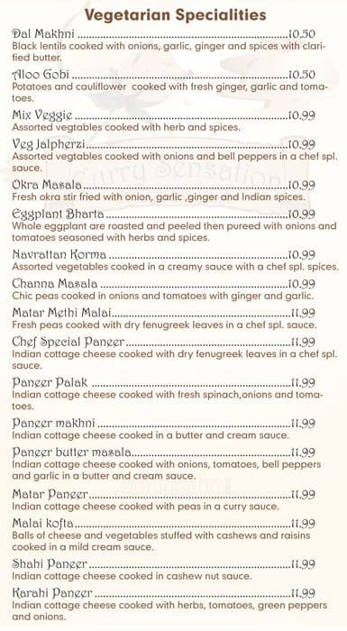 Menu of Curry Sensation photo8