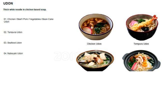 Menu of Osaka Island photo23