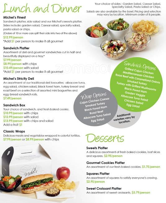 Menu of Michel’s Bakery Cafe photo5