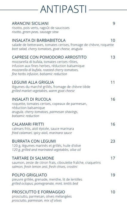 Menu of Restaurant Épik photo2