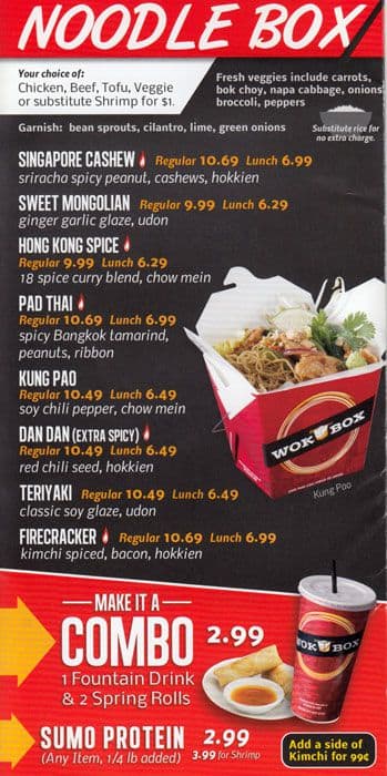 Menu of Wok Box photo2