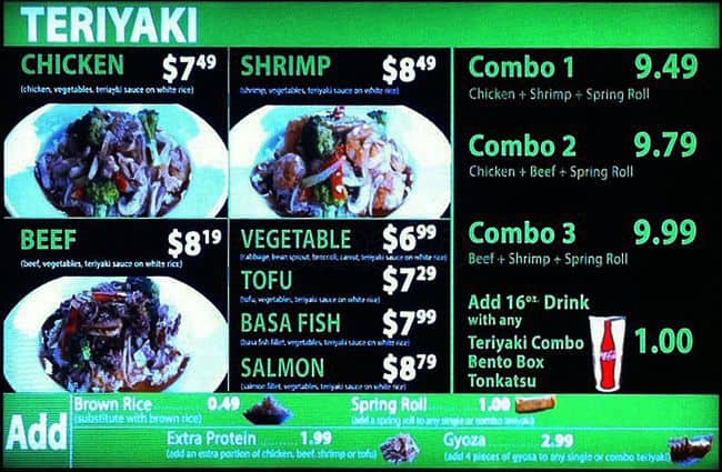 Menu of Umi Teriyaki & Sushi photo4
