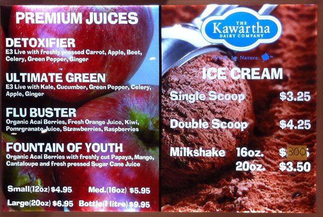 Menu of Papaya Island photo5