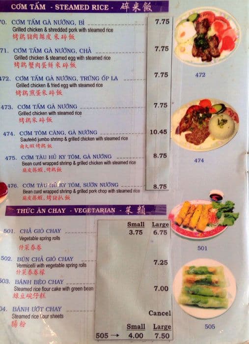 Menu of Pho Dau Bo photo13