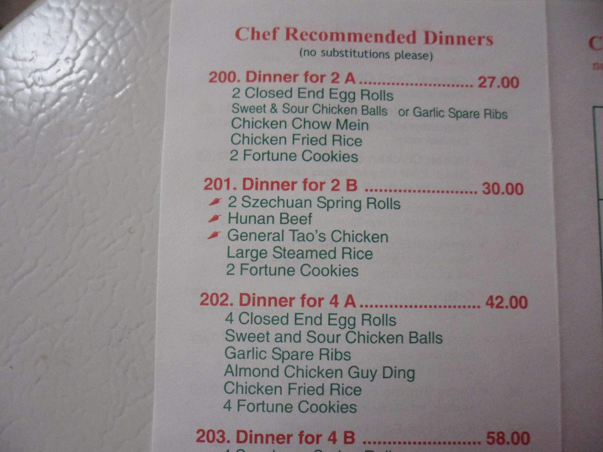 Menu of Lucky 7 photo8