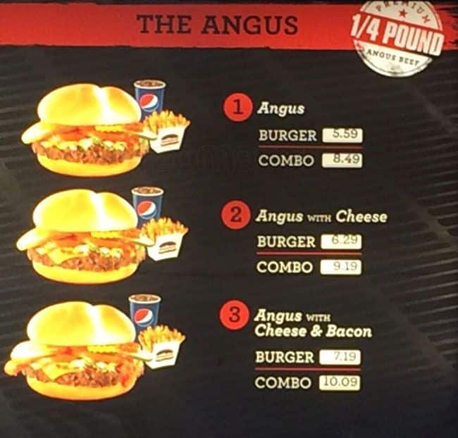 Menu of Harvey’s photo2