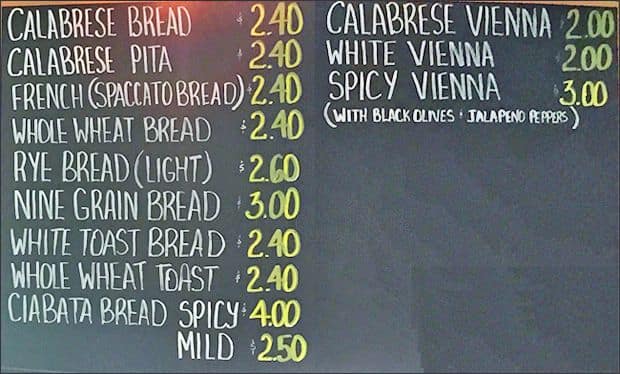 Menu of Lazio photo4