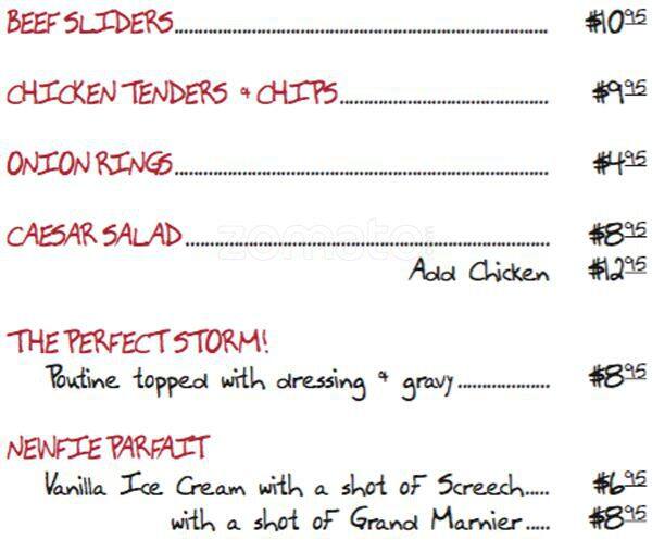 Menu of The Galley: Downhome Eatery and Pub photo3