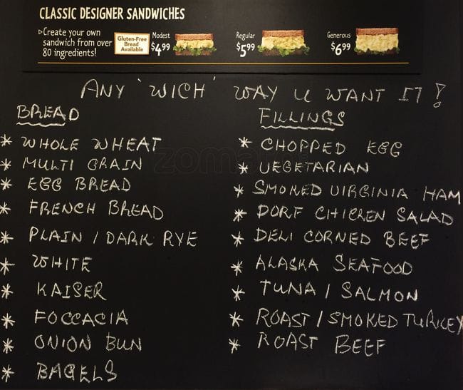 Menu of Select Sandwich photo5