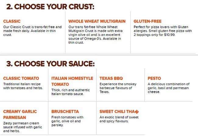 Menu of Pizza Pizza photo14