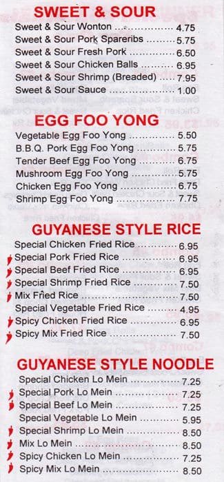 Menu of Harbour King photo5