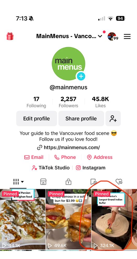 Viral TikTok videos we did for Vancouver restraurants