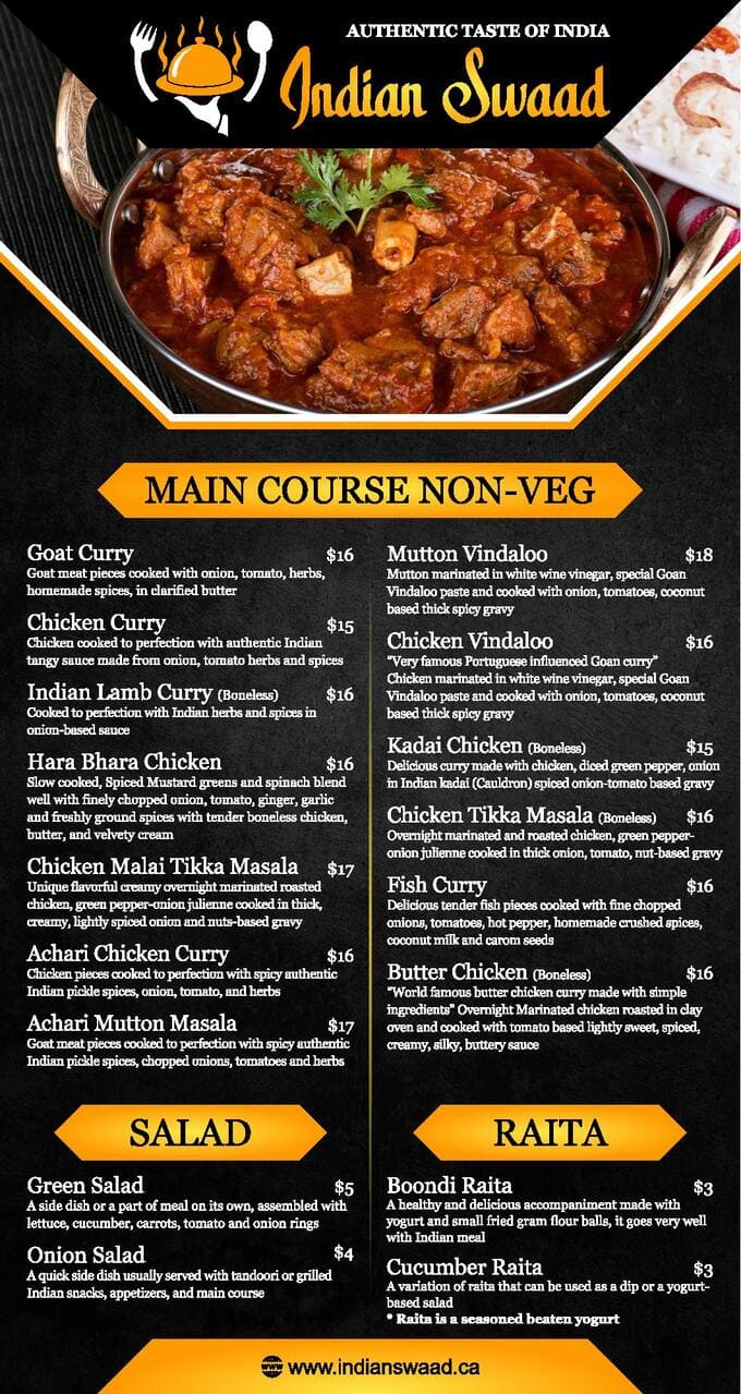 Menu of Indian Swaad photo4